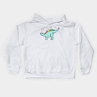 Classy Stegosaurus Kids Hoodie